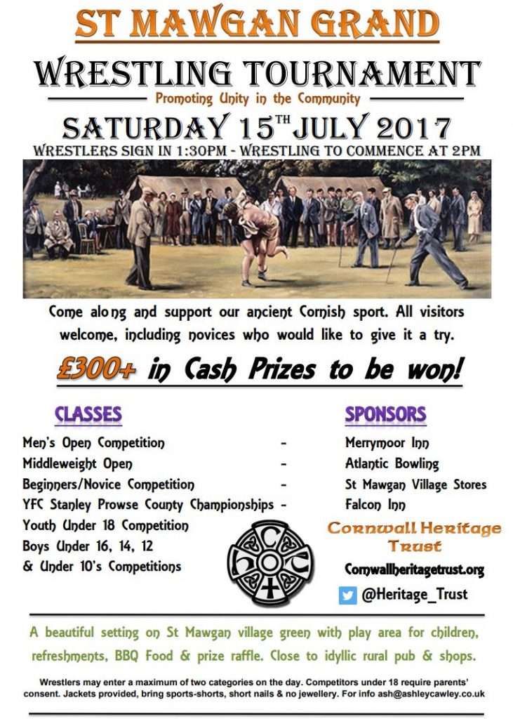 Cornish Wrestling St Mawgan Tournament 2017